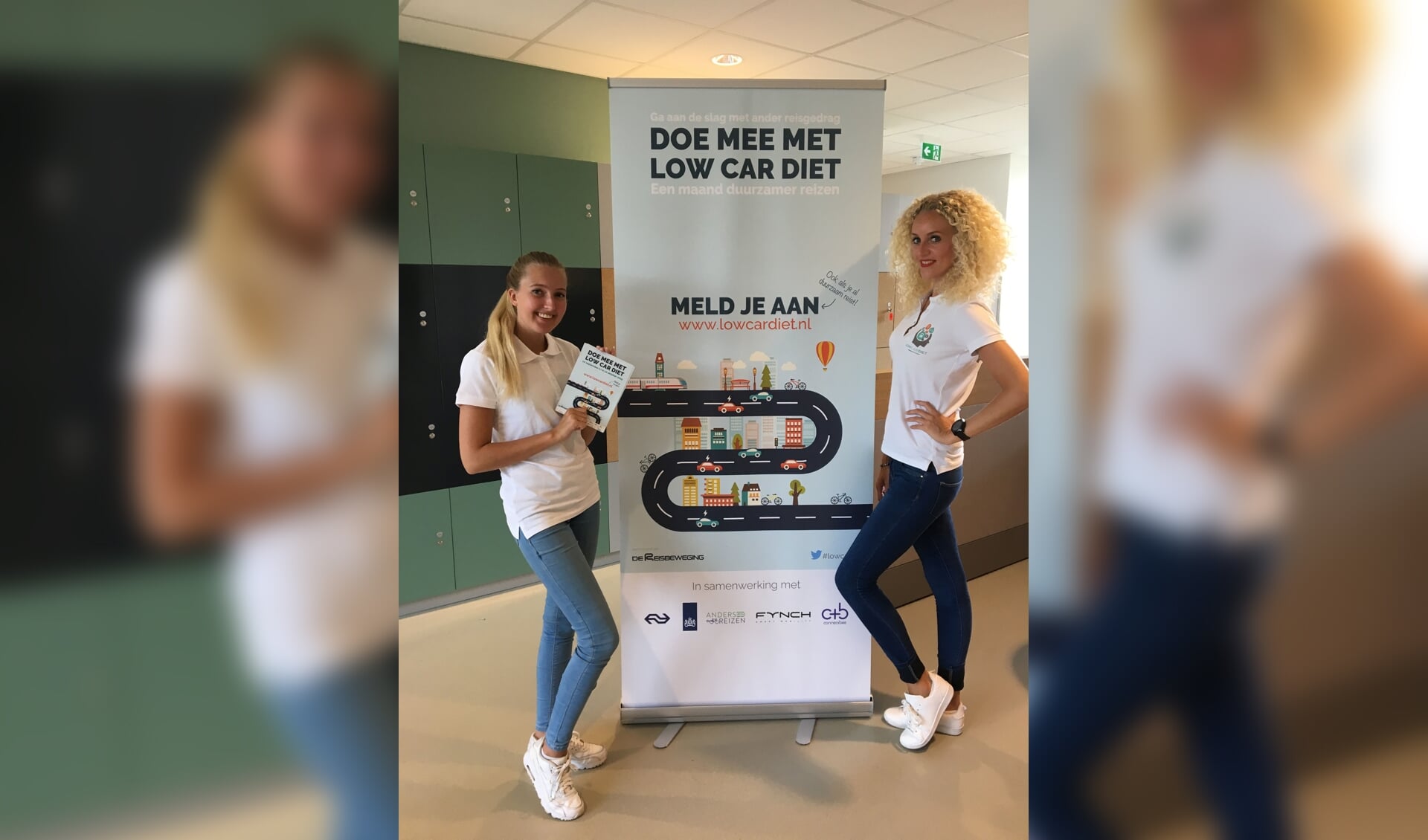 Onlangs was het promotieteam van Low Car Diet in het gemeentehuis van Veghel om medewerkers uitleg te geven en te enthousiasmeren tot inschrijving.