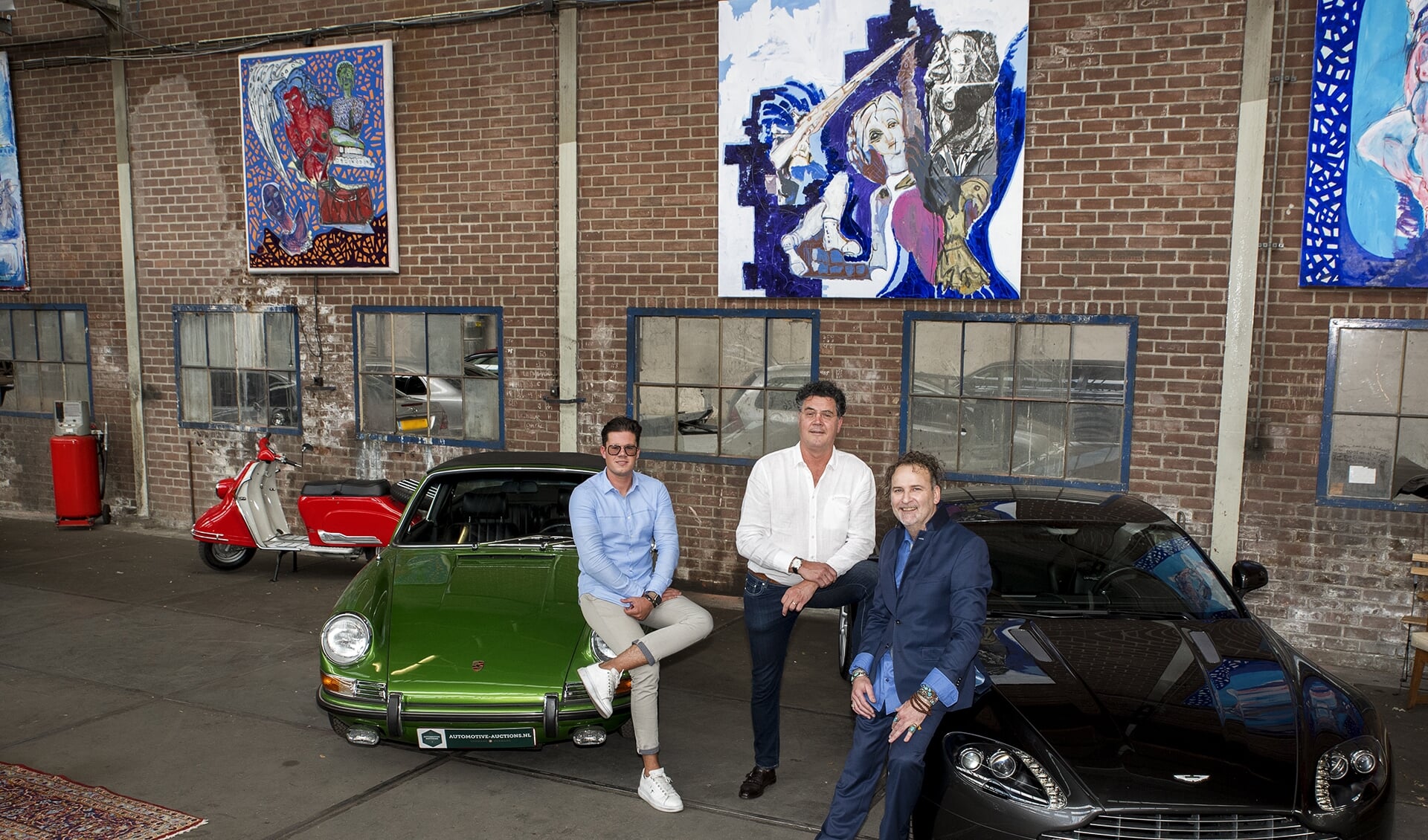 Bijzondere expositie Gerry Jilesen bij Hermans & Hermans Automotive Auctions in Boxmeer.