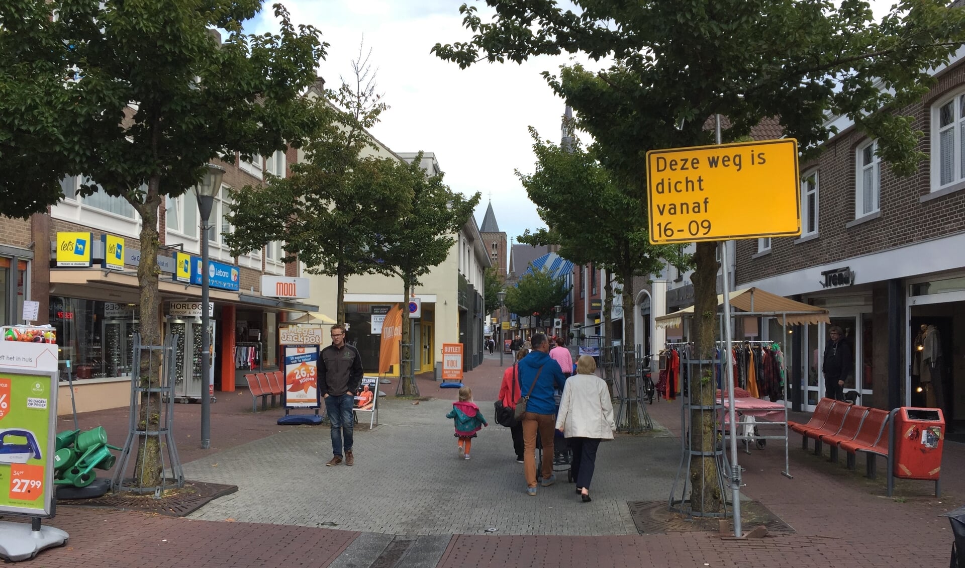 De Korte Molenstraat in het centrum van Cuijk gaat vanaf maandag 16 september flink op de schop.