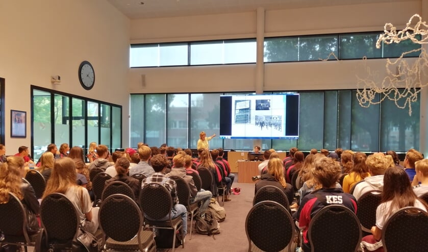 Delegatie in het gemeentehuis.