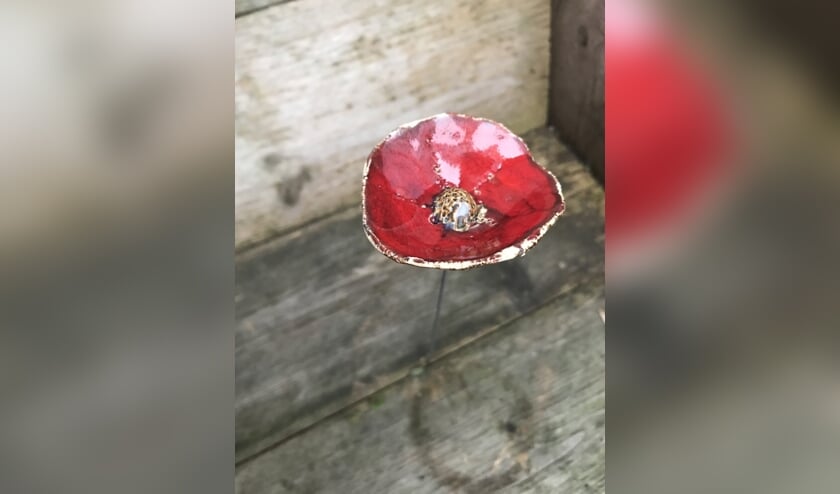 Veritable Poppy, voor elke gesneuvelde soldaat in gemeente Gennep een eigen poppy.