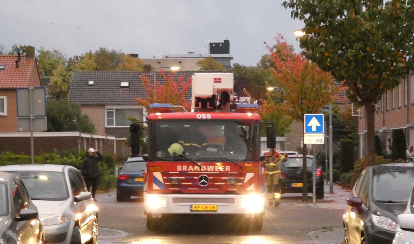Brandweer in de Piersonstraat. (Foto: Thomas)