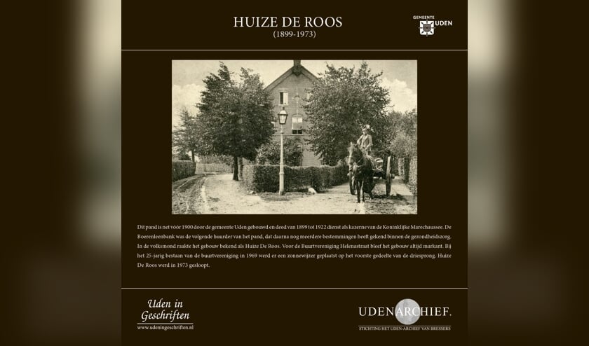 Huize De Roos. (foto: Stichting Het Uden-archief van Bressers)  
