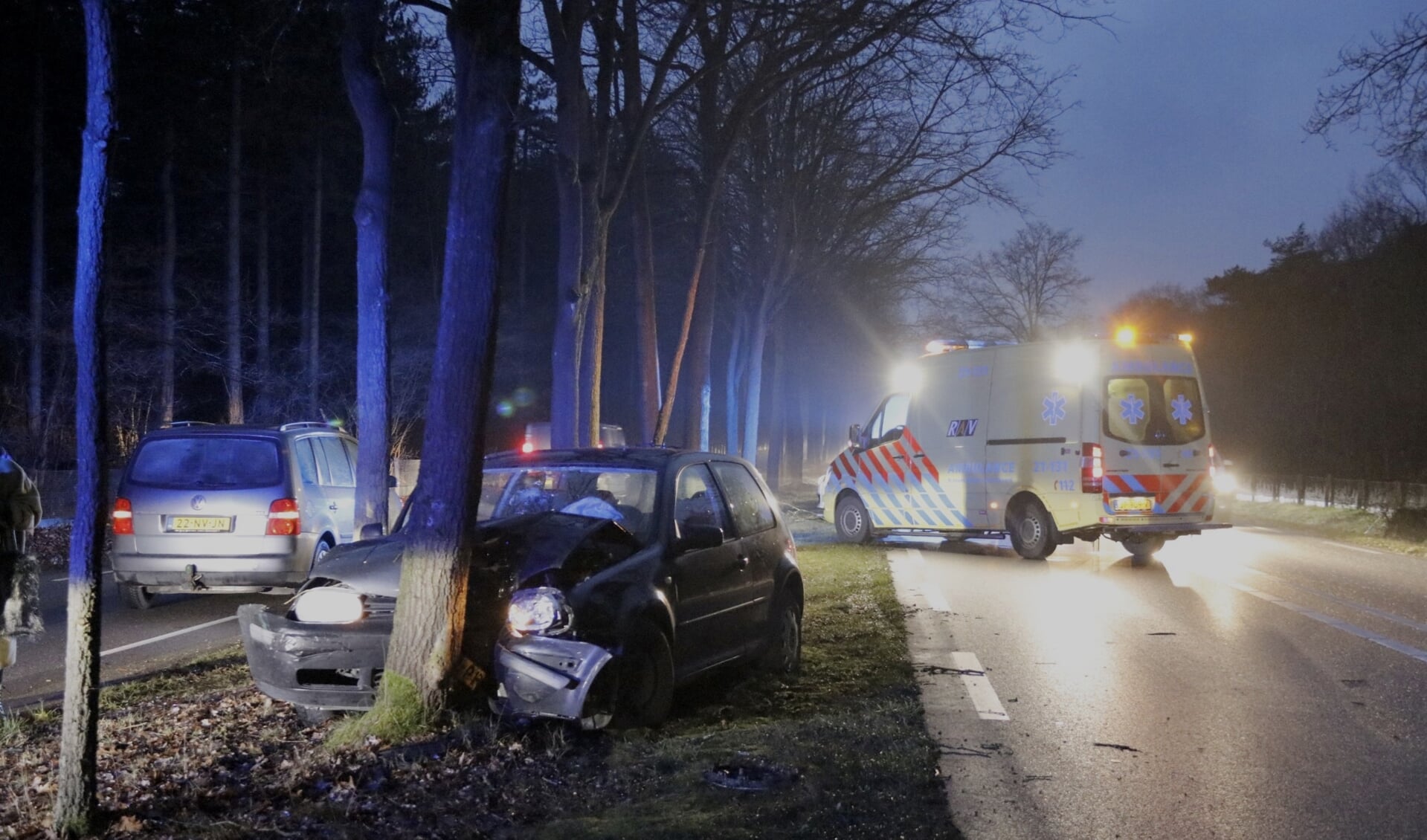 Kinderen gewond bij eenzijdig ongeval op N264 in Sint Hubert.