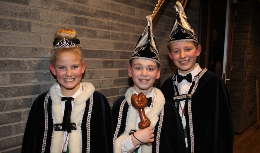 De foto van het jeugdtrio.