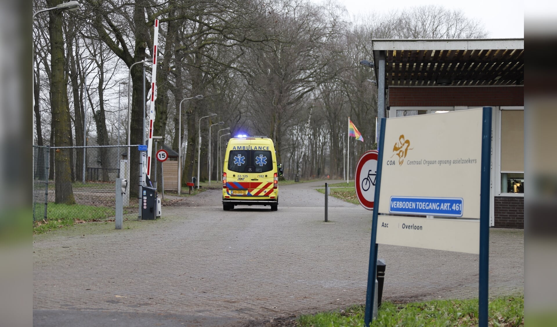 Er vinden regelmatig incidenten plaats bij het AZC in Overloon.