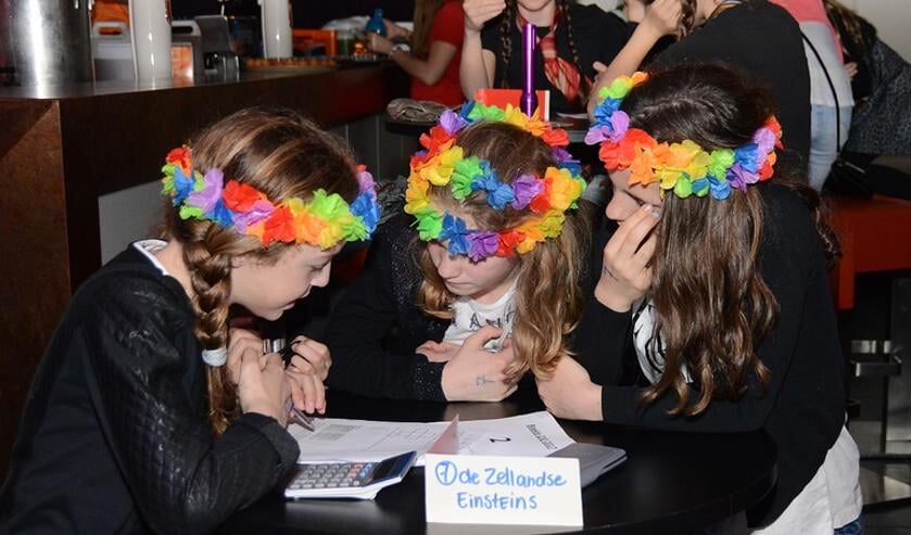 Opperste concentratie tijdens de vorige editie van de Zellandse Jeugd Quiz