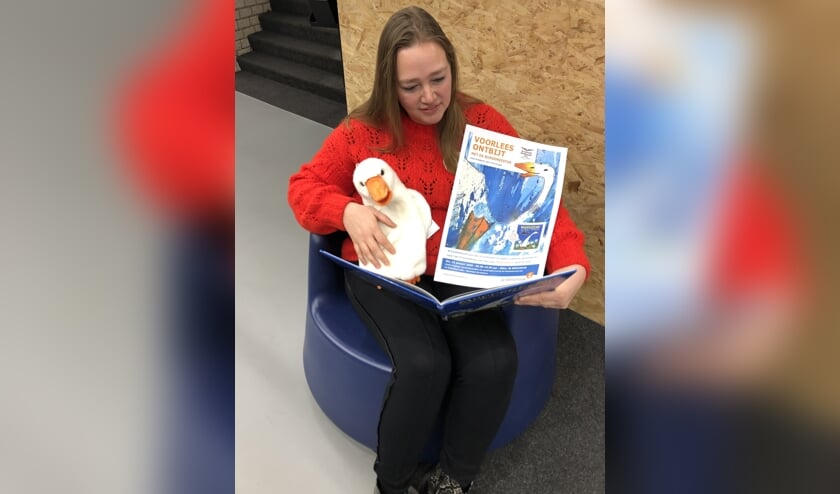 Het boek 'Moppereend' dat centraal staat bij alle activiteiten tijdens de Nationale Voorleesdagen.