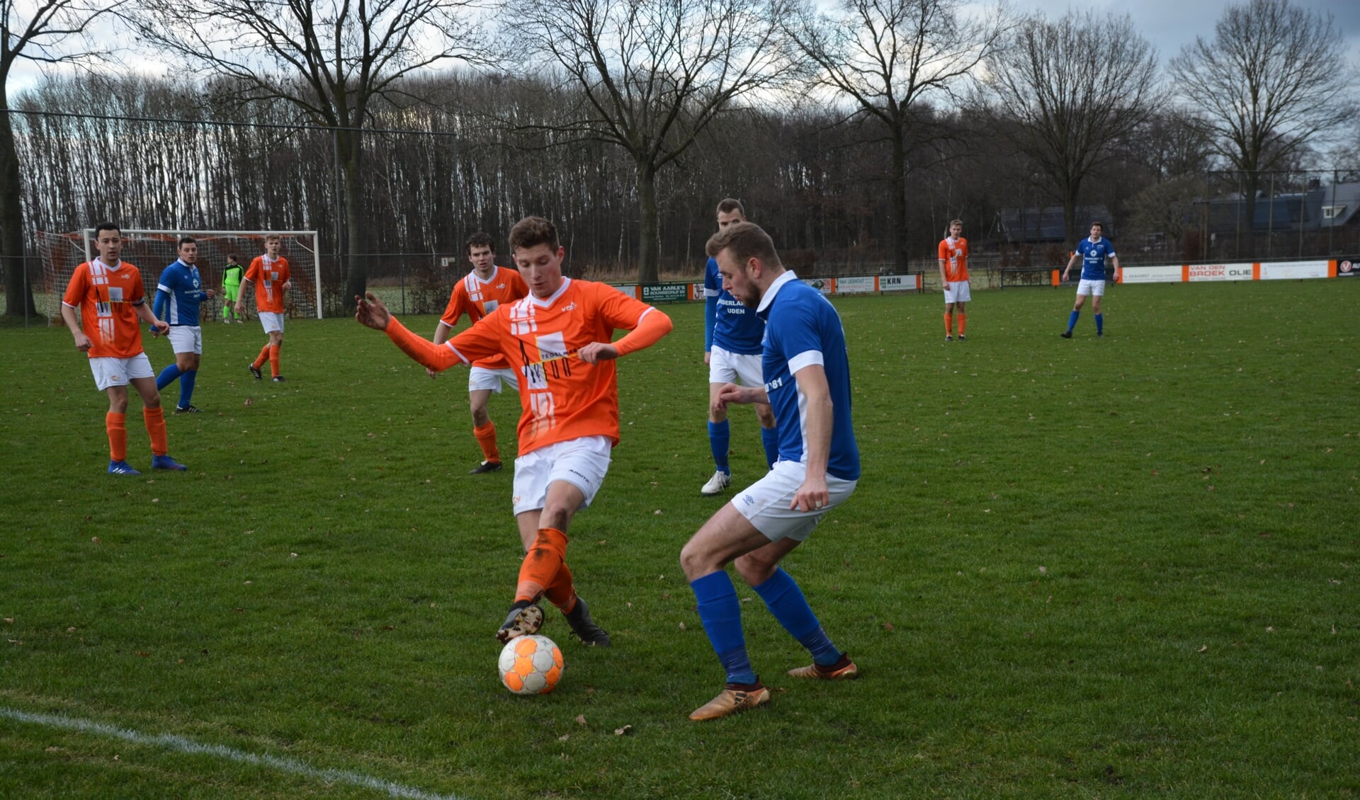 FC De Rakt schoot er zeven in tegen RKVV Keldonk. (archieffoto: Arno Korsten)