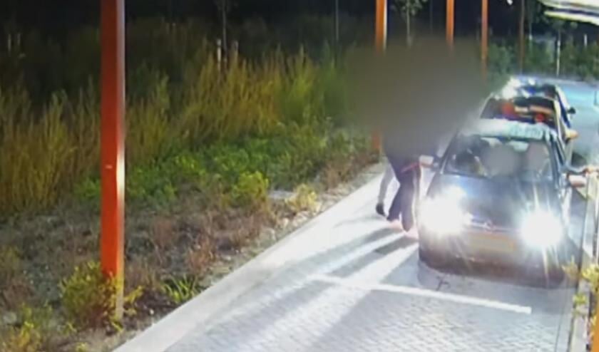 Een fragment uit de beelden die de politie vrij gaf.