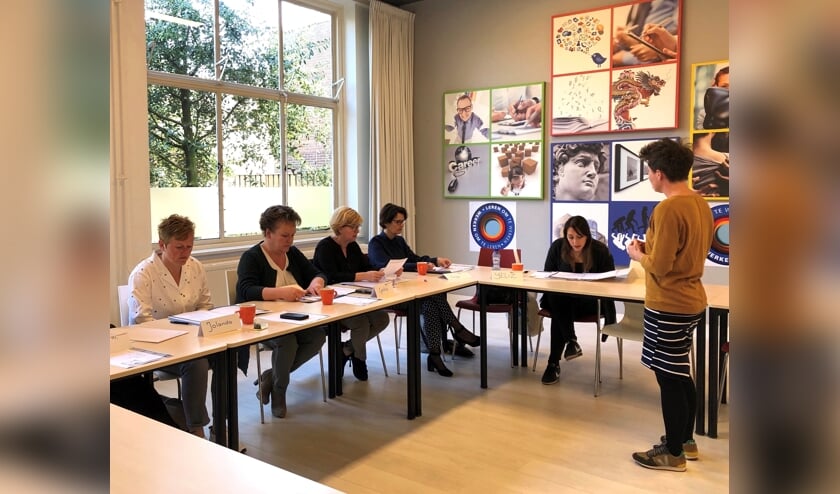 Deelnemers aan een cursus.