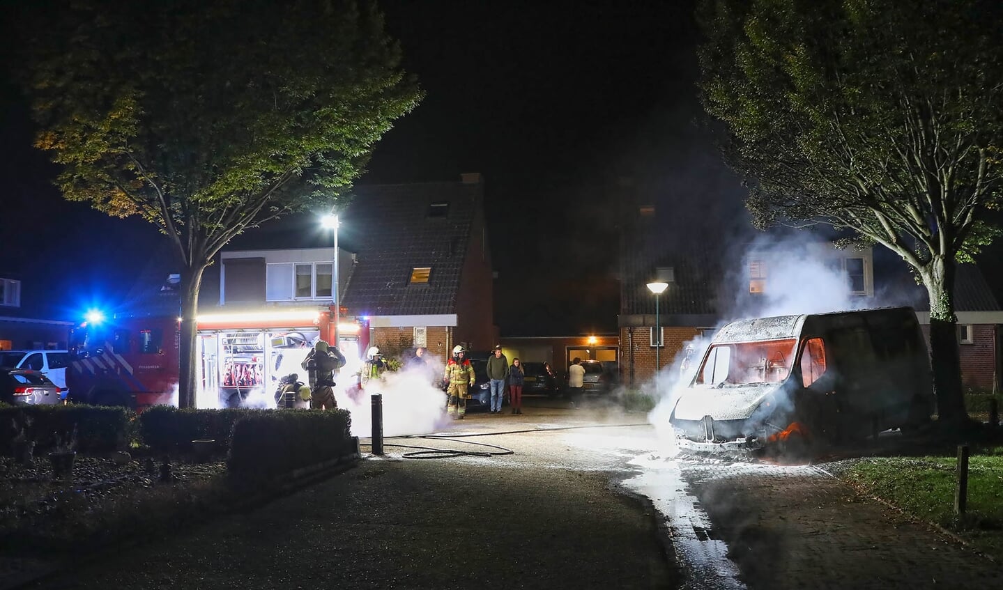 Brand in Haren. (Foto: Gabor Heeres, Foto Mallo)