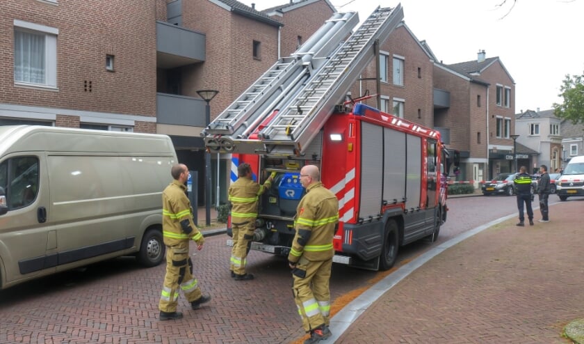 Deel Kerkstraat tijdelijk afgesloten vanwege gaslek. (Foto: Gabor Heeres, Foto Mallo)