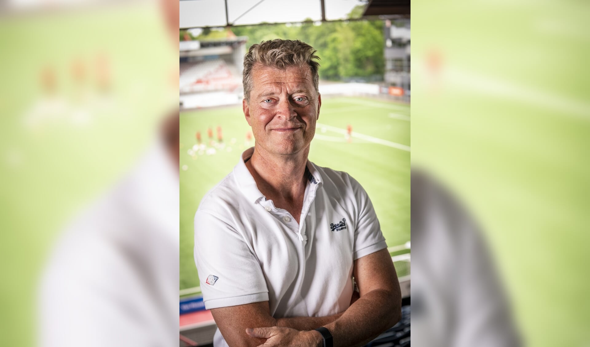 Peter Bijvelds is naast actief voor Blauw Geel natuurlijk ook de directeur van Betaald Voetbalorganisatie TOP Oss.