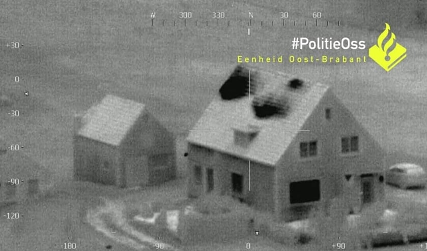 <p>Het huis in Maren-Kessel. (Foto: Facebook politie Oss)</p>