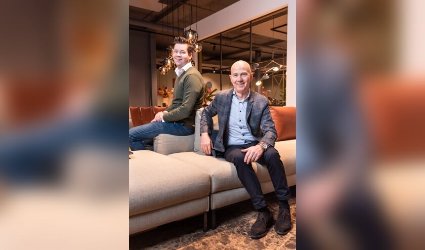 <p>Ruben en Ad in hun zaak.</p>