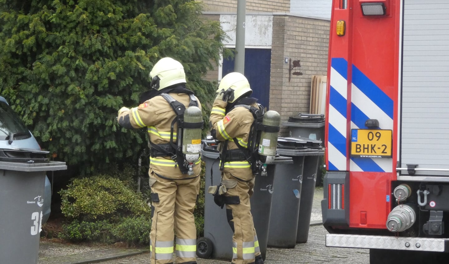 Schoorsteenbrand in Heischeutstraat. (Foto: Thomas)