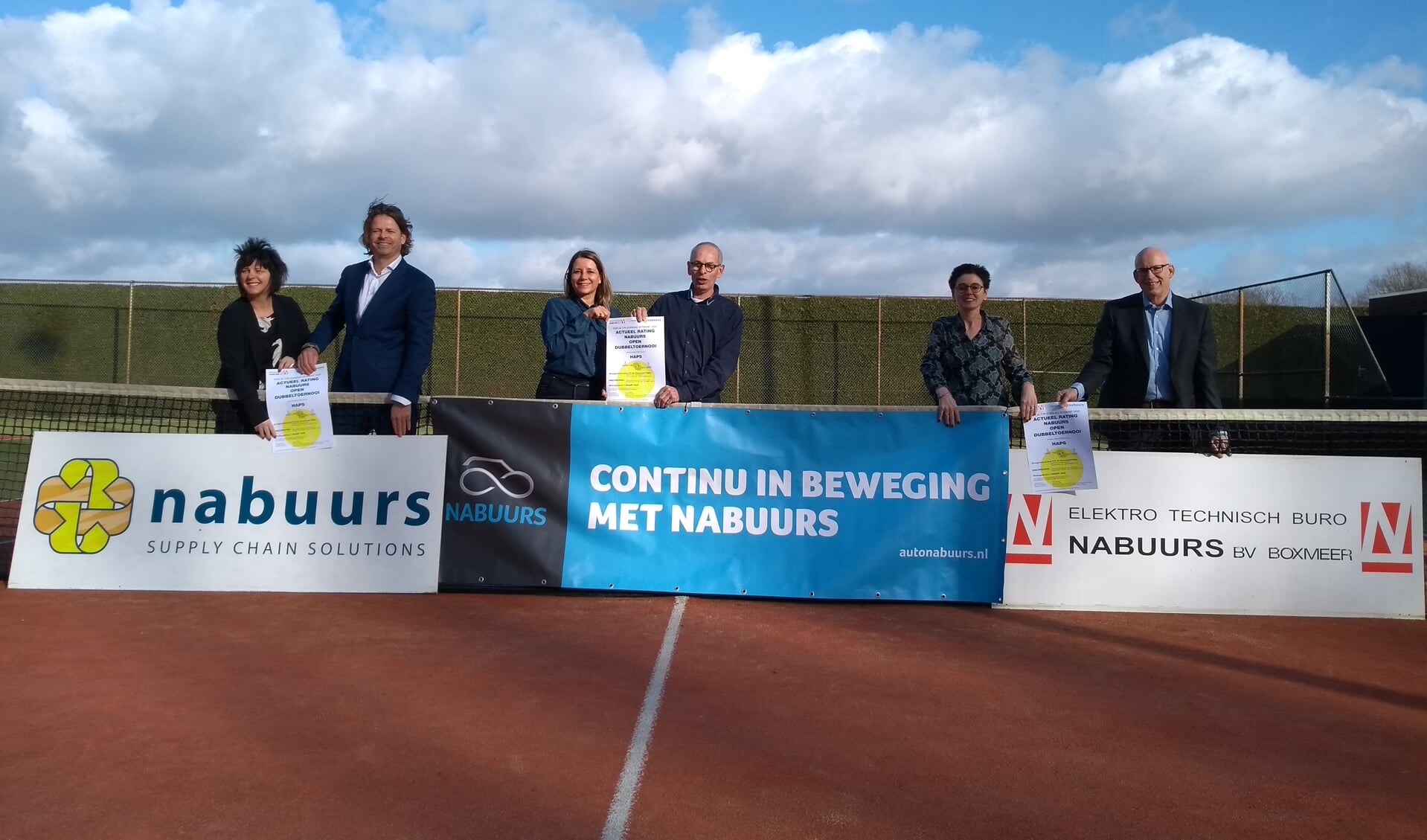 Autobedrijven Nabuurs, Elektro Technisch Buro Nabuurs en Nabuurs Supply Chain Solutions zijn de sponsors van het Nabuurs Open Dubbeltoernooi 