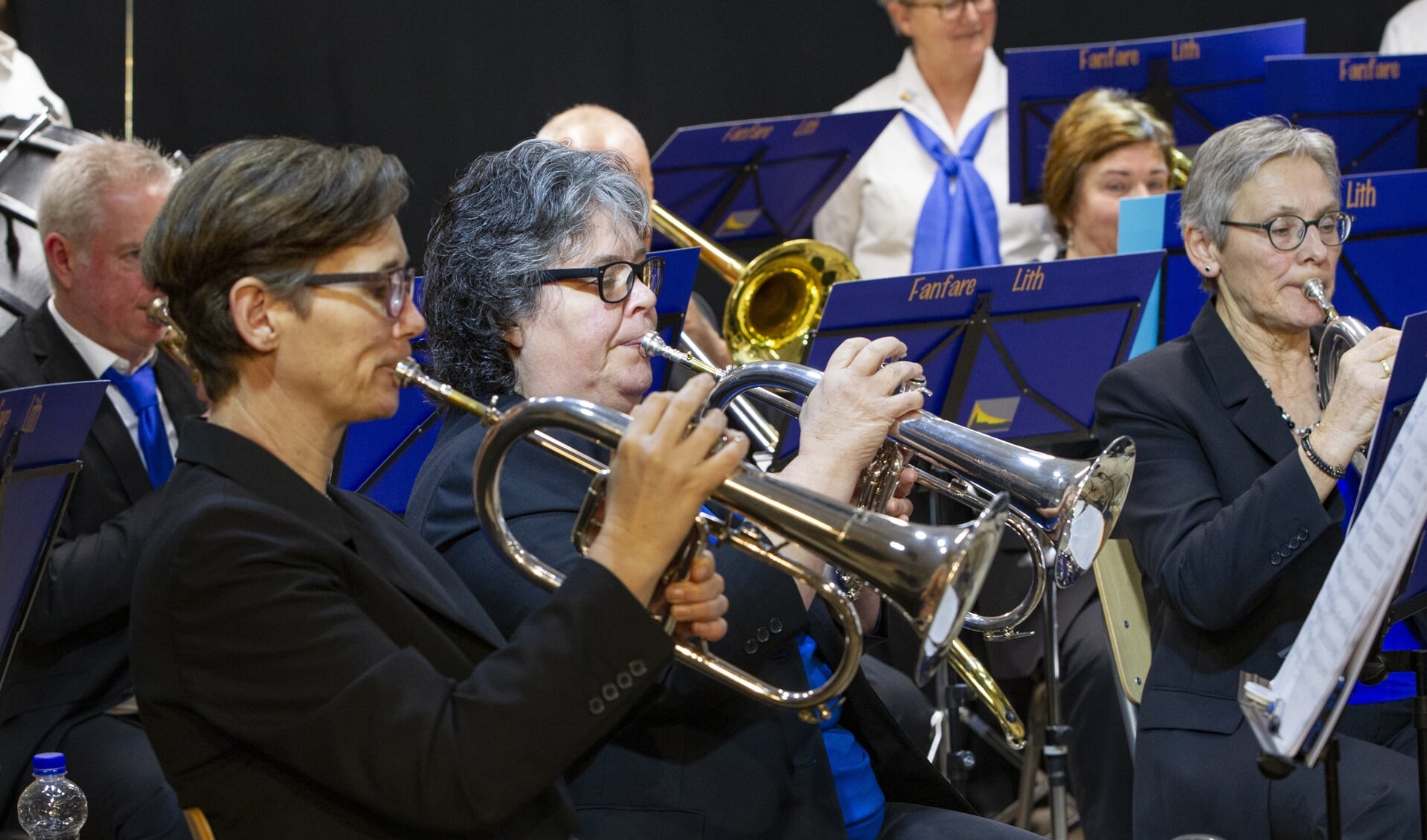 Leden van de Lithse fanfare.