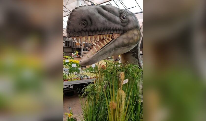 Kinderen kunnen dagelijks deelnemen aan de leuke dino-speurtocht. 