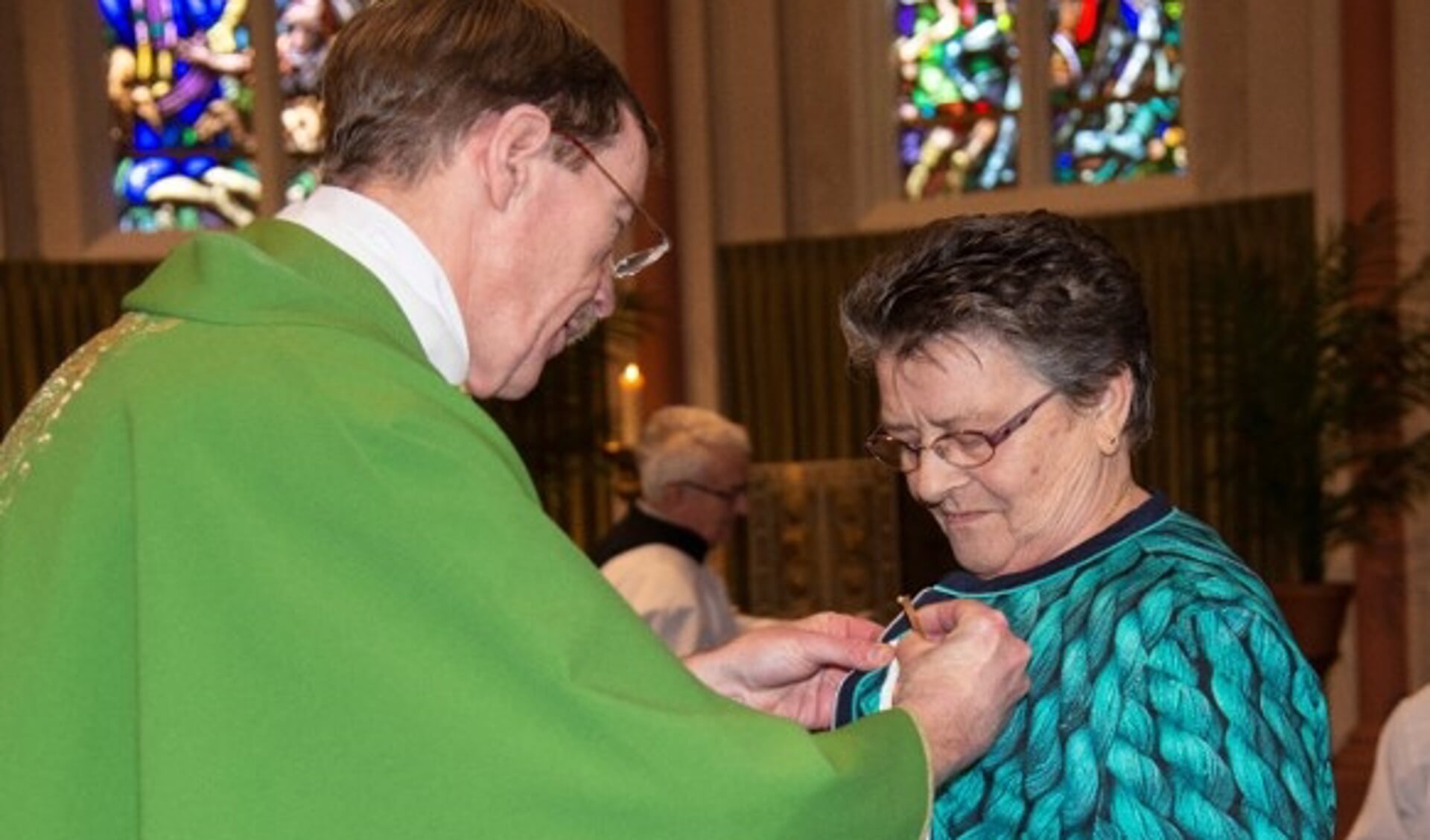 Jacqueline Aarden-Janssen heeft afgelopen week een Pauselijke onderscheiding gekregen. (foto: Henk Kempen)