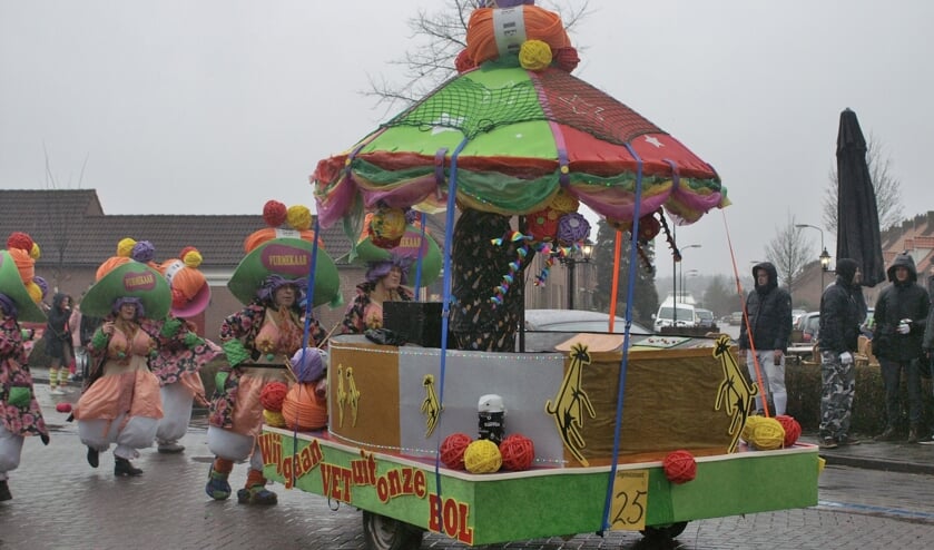 De carnavalsoptocht in Mill. (foto: Raymond Roelofs)  