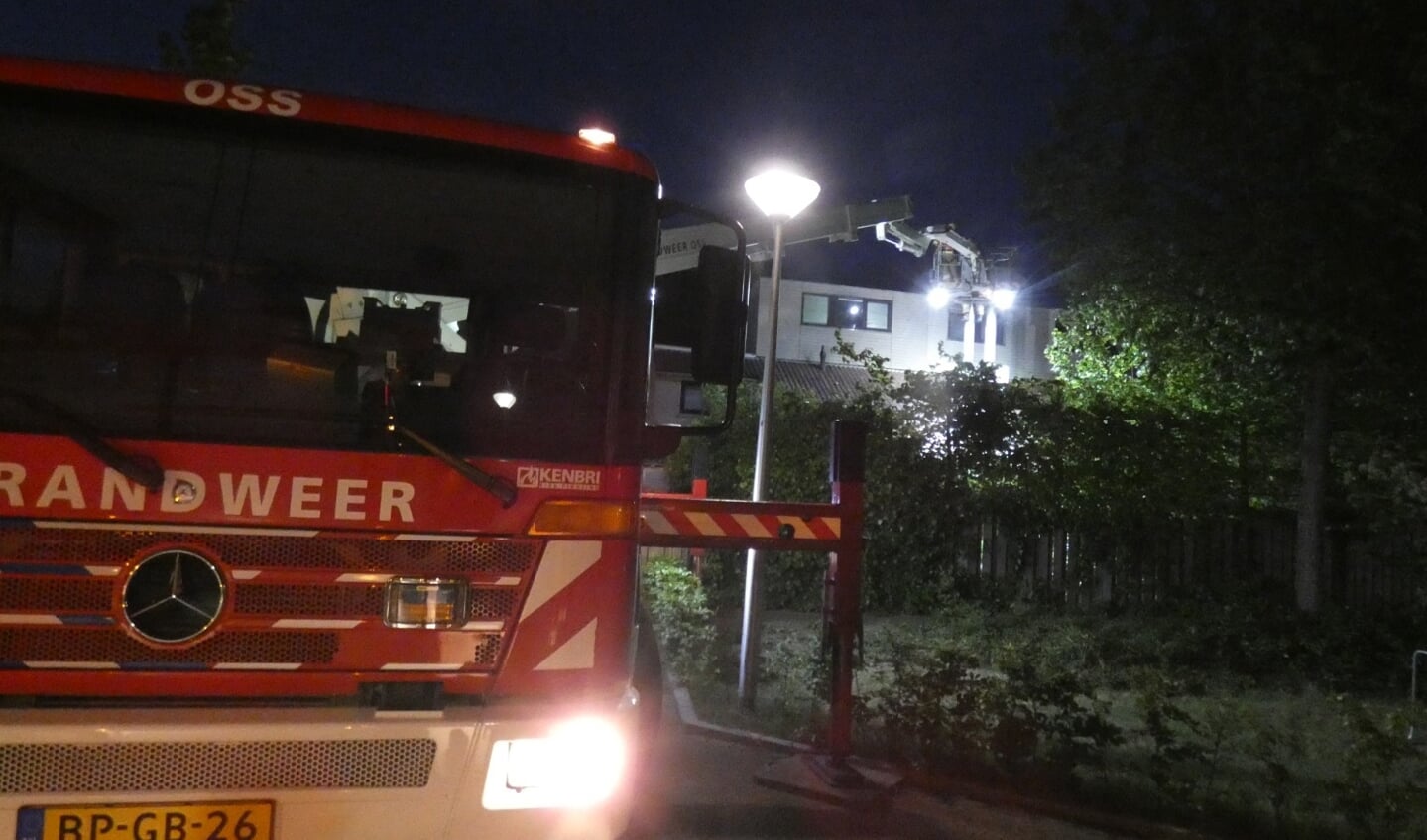 Brandweer in de Kasteleinstraat. (Foto: Thomas)