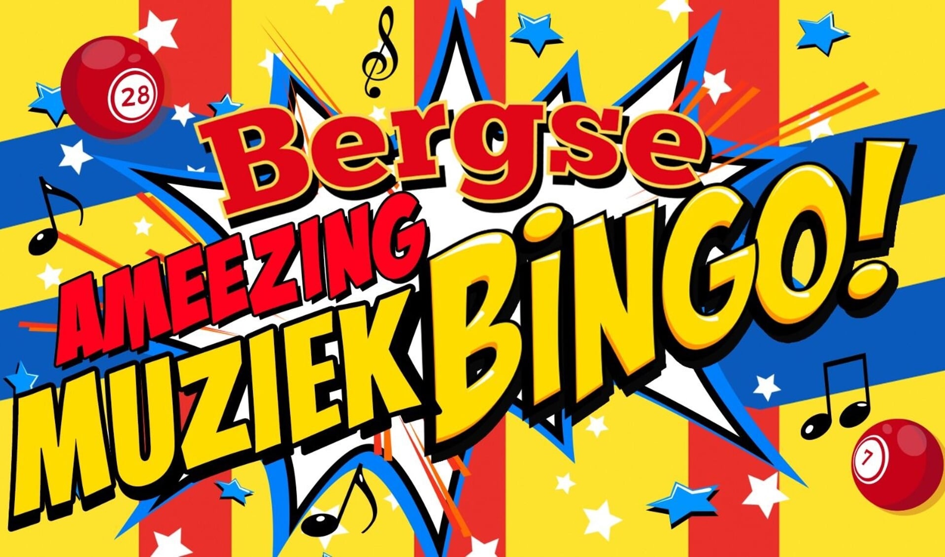 Bergse Meezing Muziek Bingo.