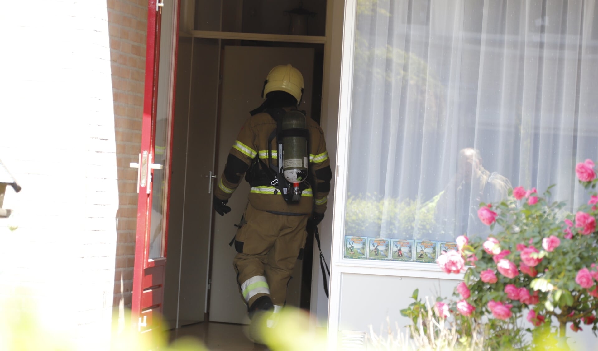 De brandweer van Sint Anthonis was vlot ter plaatse.
