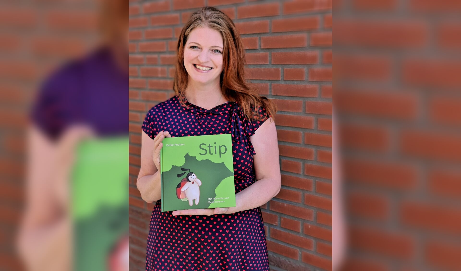 Eefke Peeters, columniste bij onder andere landvancuijk.nl, heeft het kinderboek 'Stip' uitgegeven.