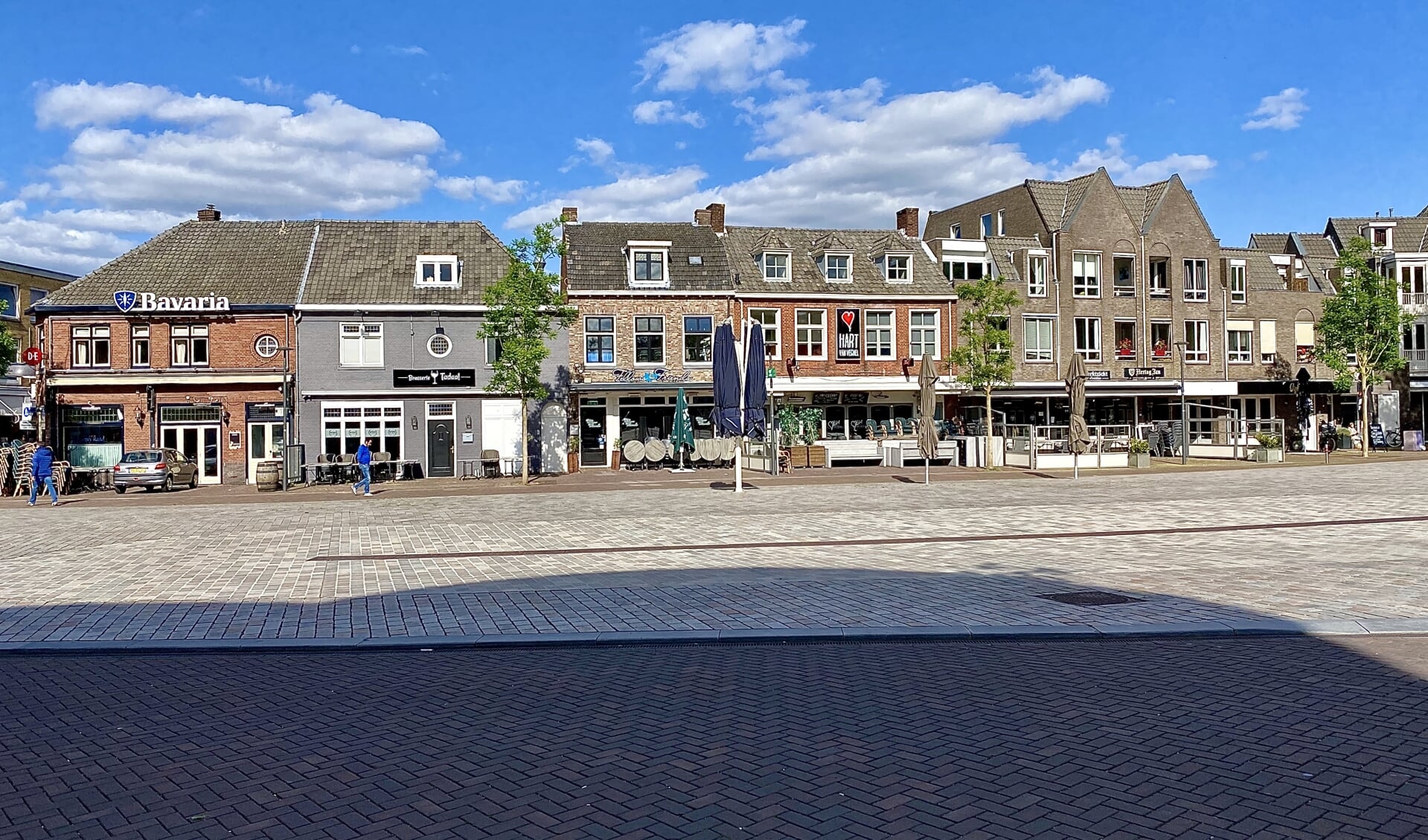 De lege Markt in Veghel.