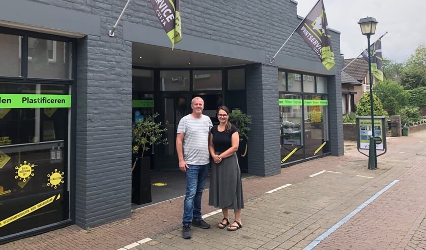 <p>Clemens en Suzanne Binkhorst van Printservice Cuijk.</p>