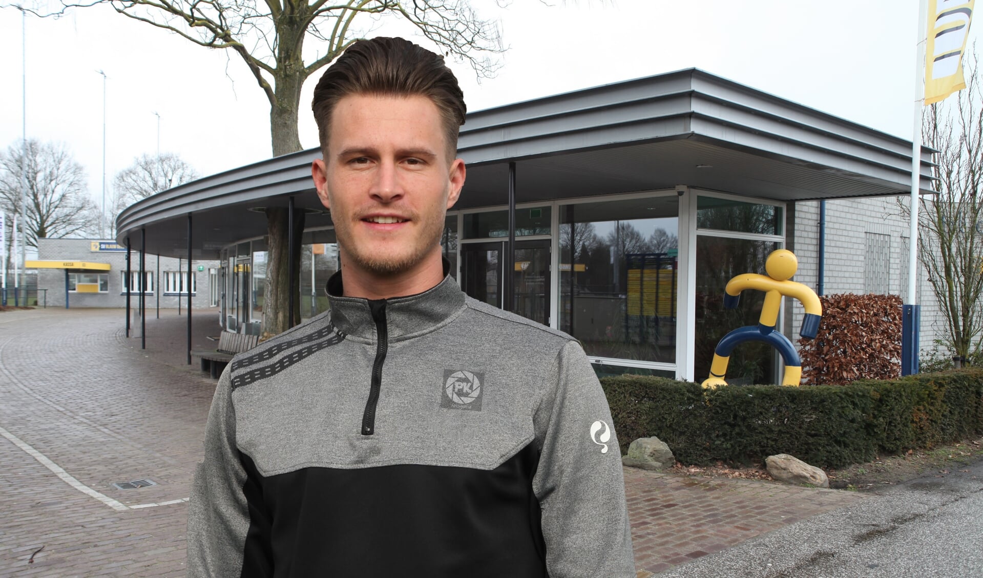 Jordy Zielschot hoopt volgend jaar de eerste keeper van Blauw Geel te worden. 