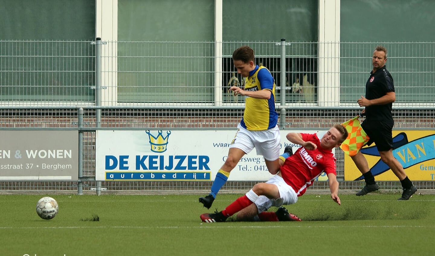 Berghem Sport verloor nipt van Beerse Boys met 1-2.