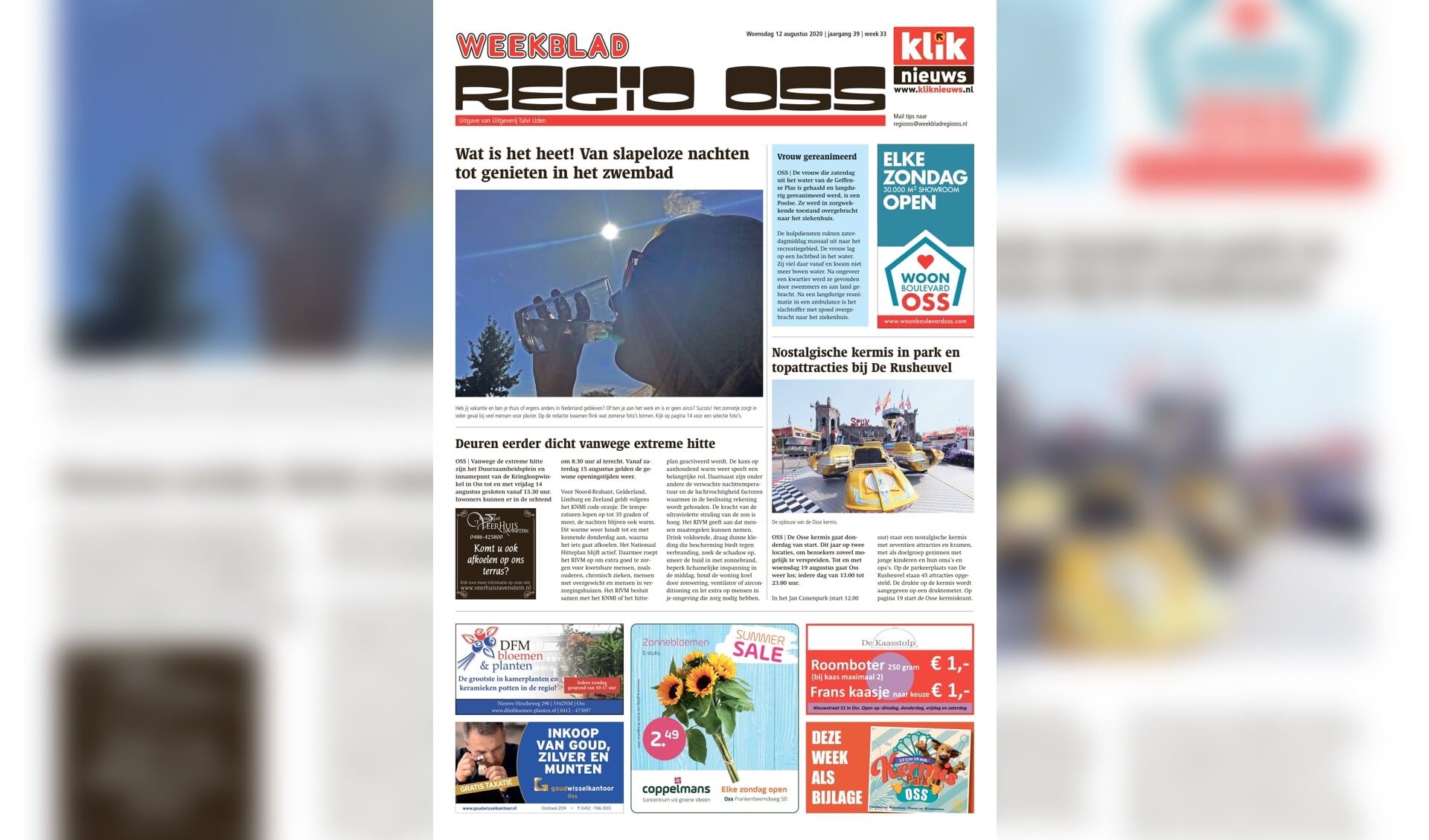 Voorpagina Weekblad Regio Oss.