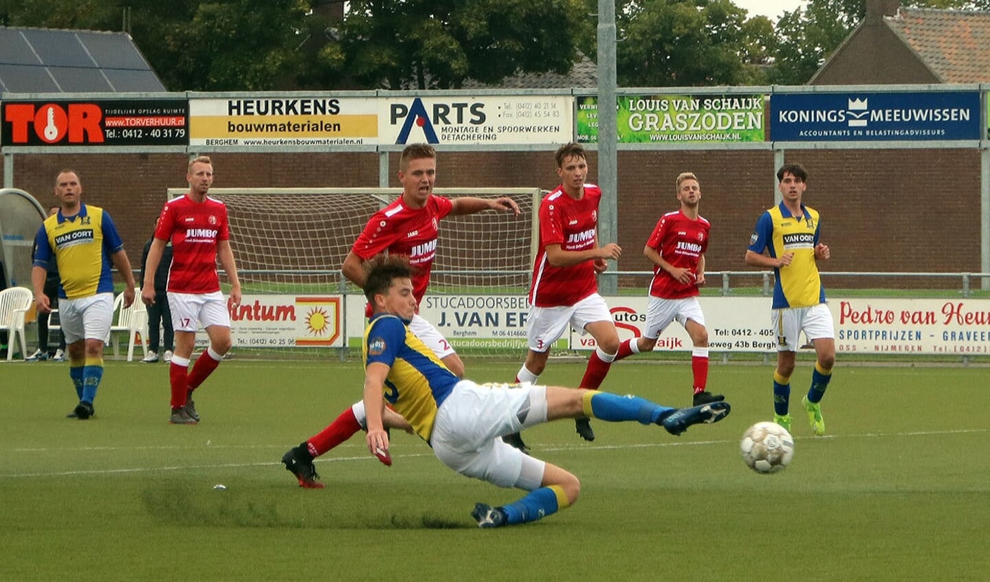 Berghem Sport verloor nipt van Beerse Boys met 1-2.