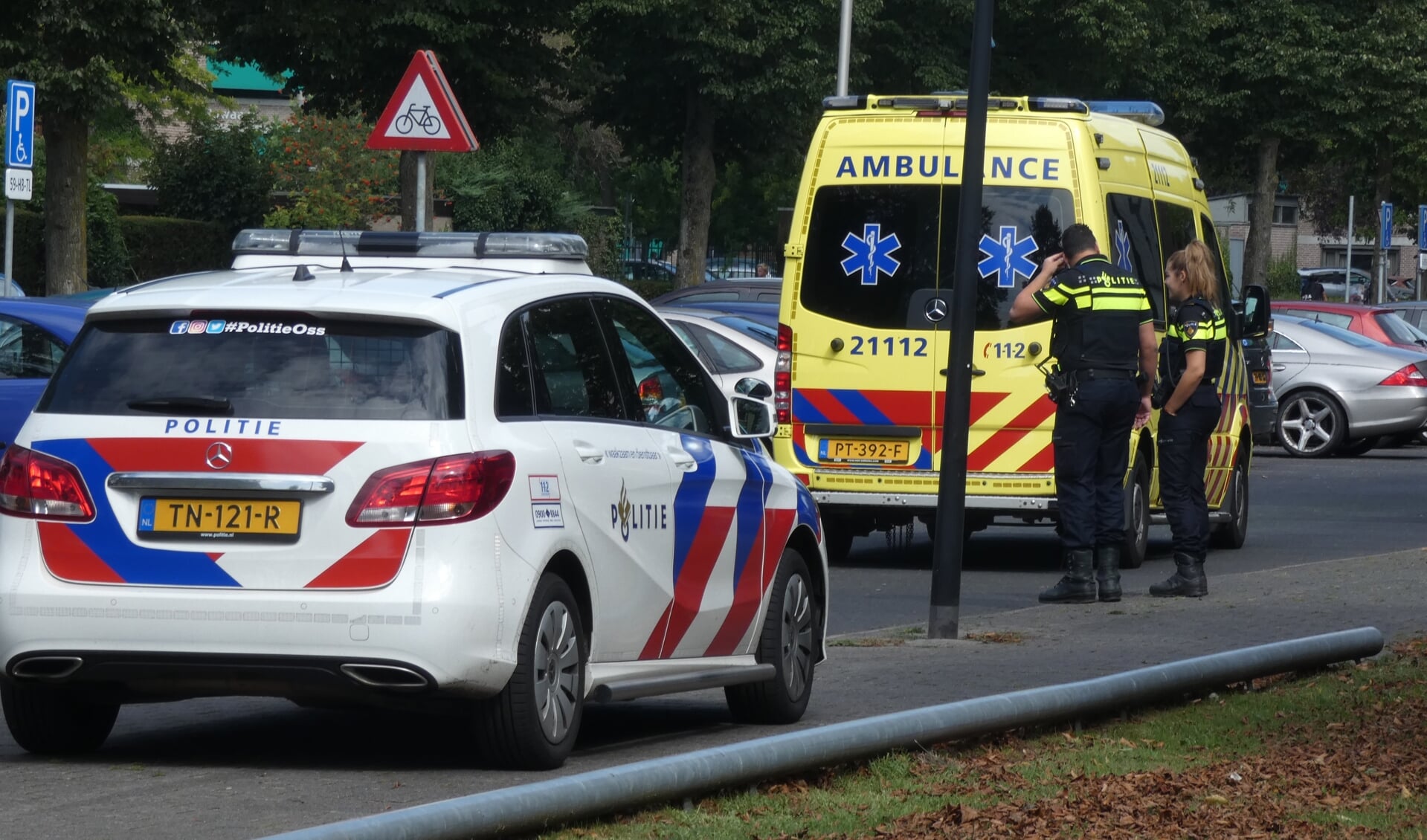 Voetganger gewond bij ongeval op Schaepmanlaan. (Foto: Thomas)