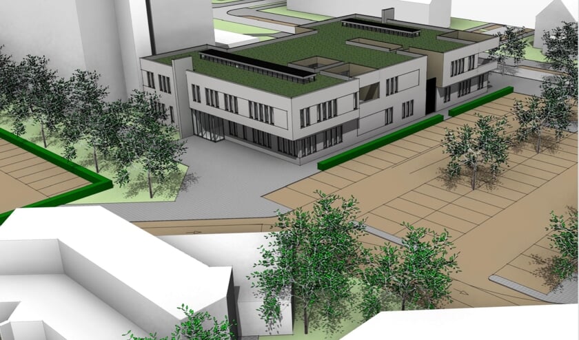 De concepttekening.