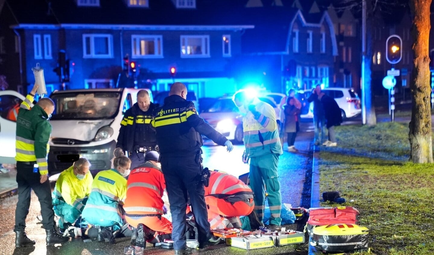 Dodelijk ongeval op Nieuwe Hescheweg. (Foto: Gabor Heeres, Foto Mallo)