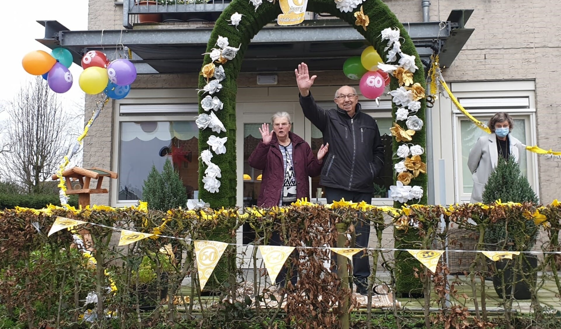 Dre en Dinie Cornelissen vieren vandaag het 60-jarig huwelijk.