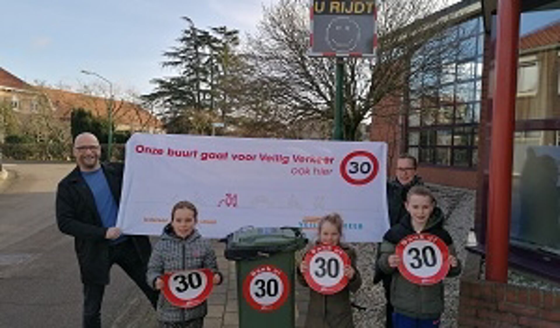 'Onze buurt gaat voor veilig verkeer.'