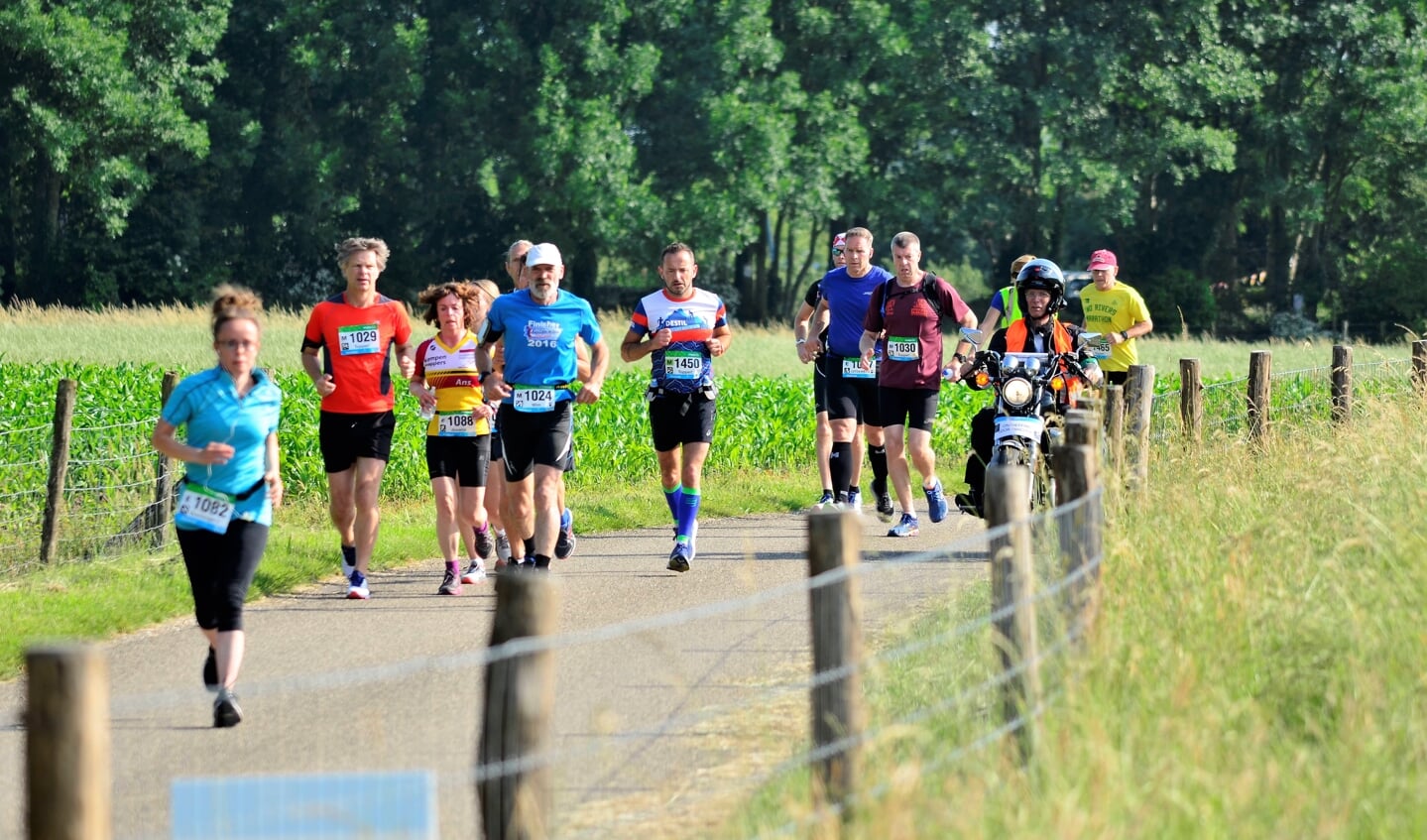 Deelnemers aan een eerdere Maasdijk.