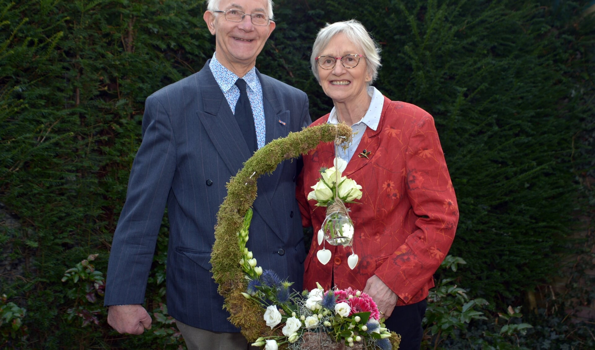 Richard en Antoinette, al 50 jaar gelukkig met elkaar. (foto: Henk Lunenburg)