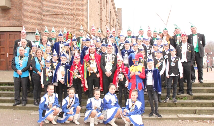 Groepsfoto carnaval.