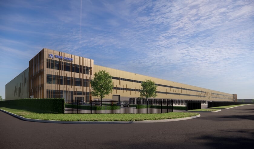 <p>Impressie logistiek bedrijfsgebouw Van Acht. </p>