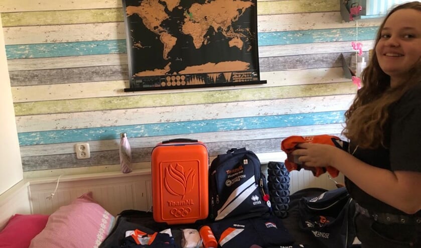 <p>Evi Gröniger pakt haar koffer. Woensdag vertrekt ze met TeamNL vanaf Schiphol naar Kemer in Turkije.</p>