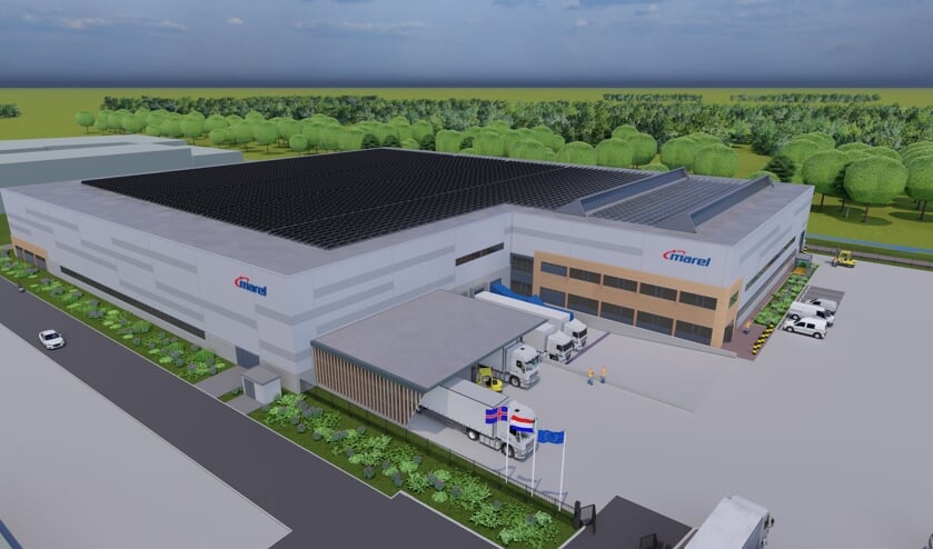 <p>De realisatie van een nieuw, 12.000m2 groot magazijn is de eerste stap van Marels uitbreiding in Boxmeer.</p>  