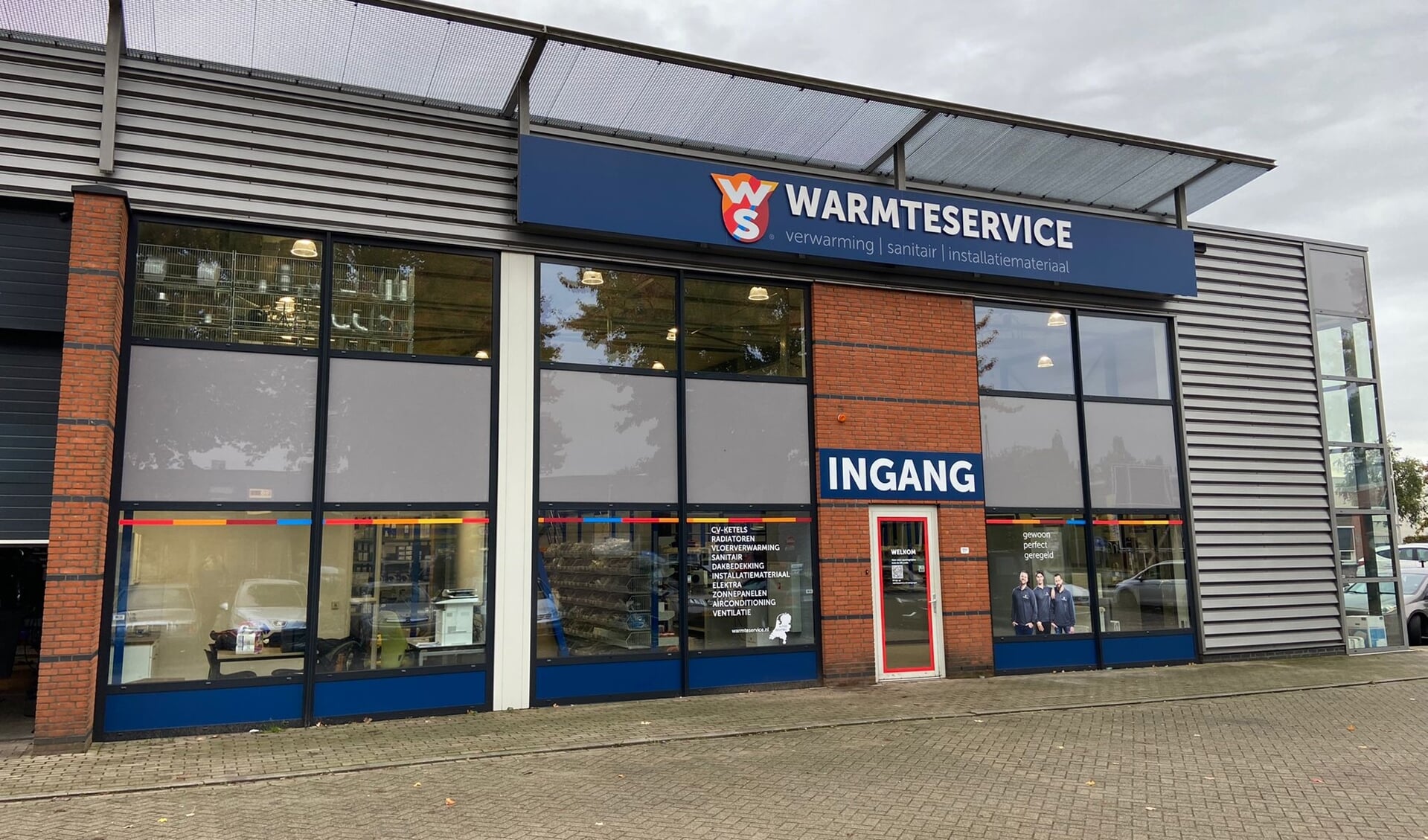 Het pand van Warmteservice in Oss.