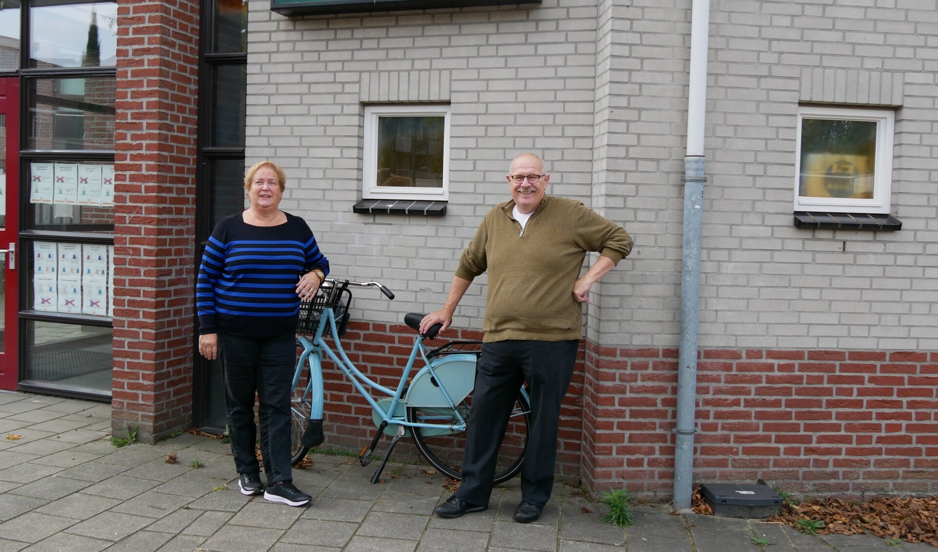 Mirjam Klaassen en Henk van Wanrooij voor Wijkgebouw D'n Blok.
