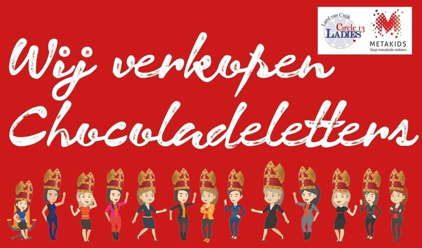 <p>'Wij verkopen chocoladeletters'</p>